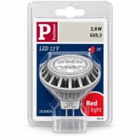 Paulmann 282.49 LED-Reflektor GU5,3 2,8W 12V Rot 100lm...