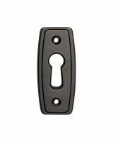Schlüsselschild 40 x 20 mm Zink Schwarz matt...