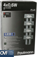 Paulmann 988.71 MINI LED Boden Einbauleuchten  Gartenlampen IP65 ERG&Auml;NZUNG B-Set 98871