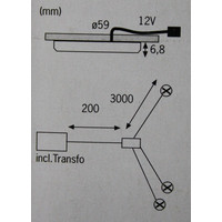 Paulmann Micro Line LED Möbel Aufbauleuchten Einbauleuchten, Weiß, Strahler Spots  994.92 - 99492