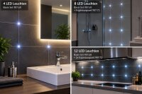 Paulmann Profi Line Crosslight LED Fliesenleuchten 987.68 4x0,275W 8000K IP67
