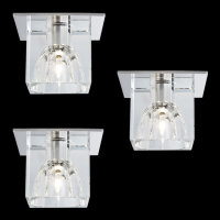 Paulmann Halogen Einbauleuchten-Set Quality Line Glassy...