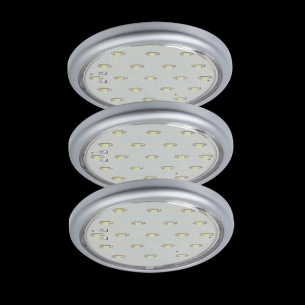 Paulmann 987.75 Tageslicht LED Möbel Aufbauleuchten Einbauleuchten, Silber, Strahler Spots  987.75 - 98775