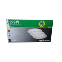 Paulmann 3x9W Energiesparlampe GX53 M&ouml;bel...